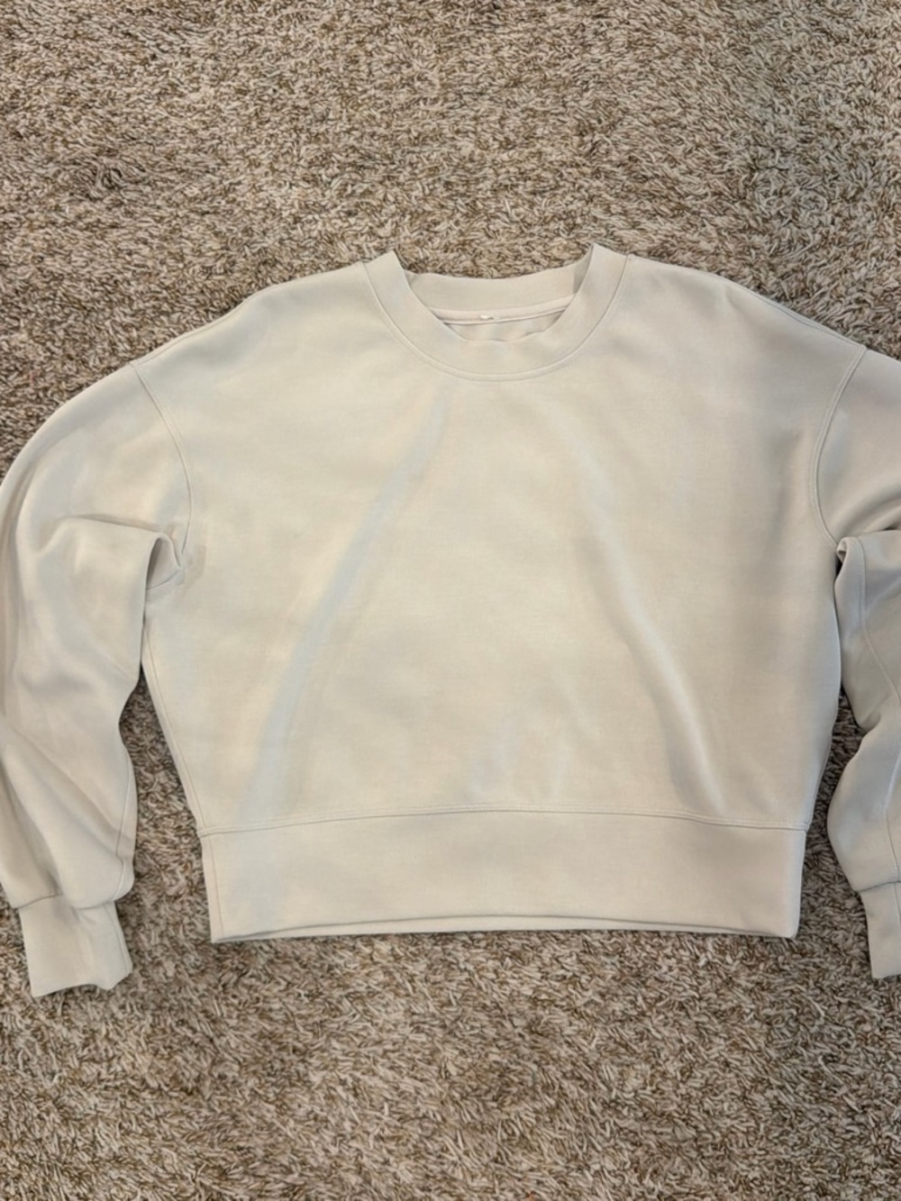 lululemon athletica Soft Light Beige Logo Top